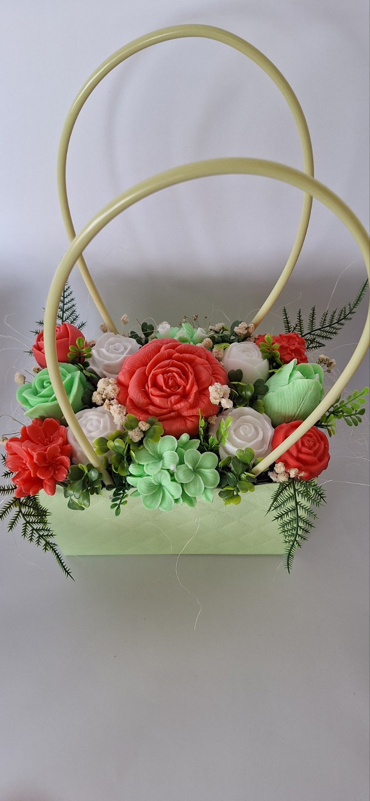 Букет💐Цветен Парад💐 – Ръчно Изработени Ароматни Сапунени Цветя