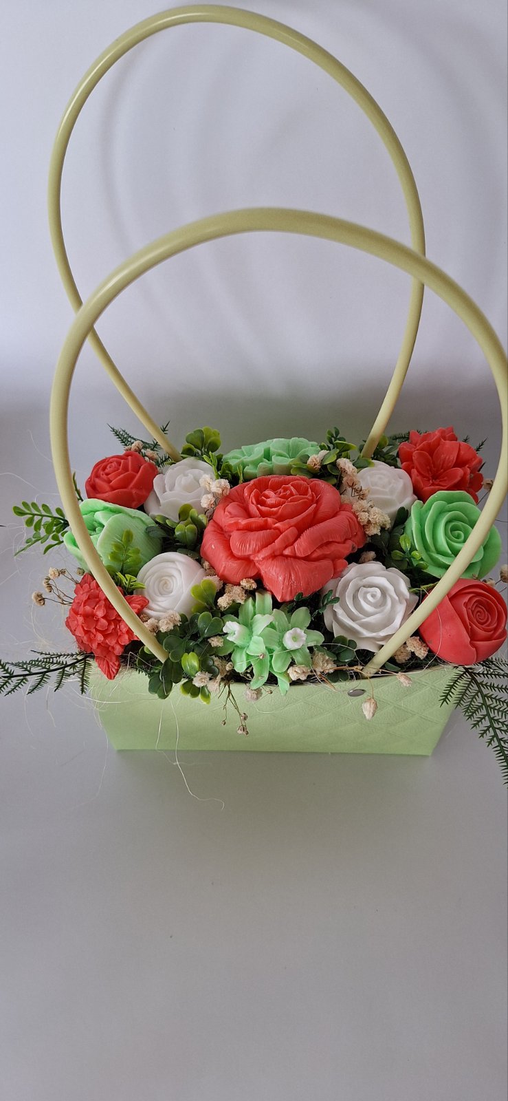 Букет💐Цветен Парад💐 – Ръчно Изработени Ароматни Сапунени Цветя
