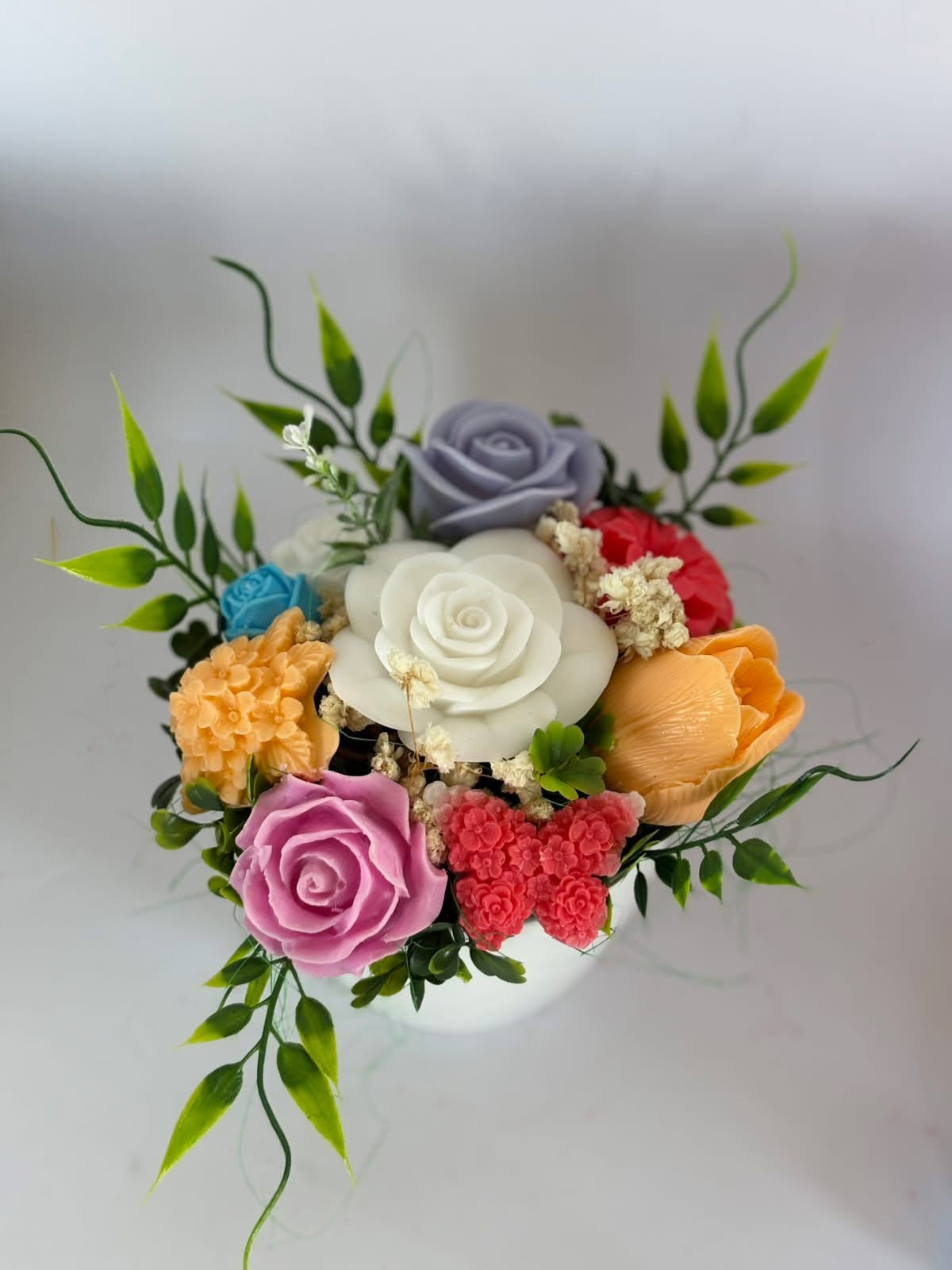 Букет🌸☁️ „Цвят от Облаци"☁️🌸 - Ръчно Изработени Ароматни Сапунени Цветя