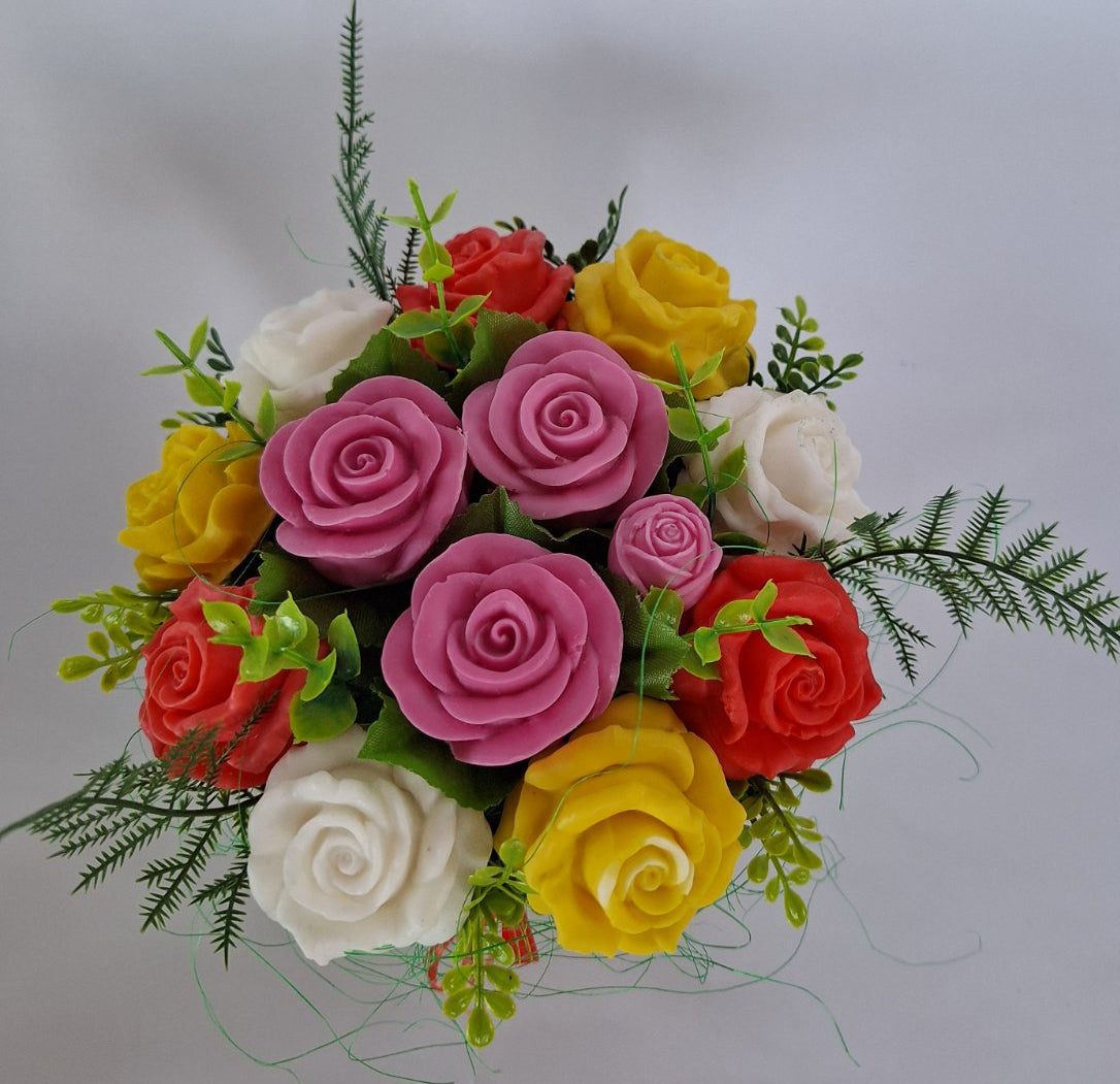 Букет🌺"Царство от Цветове"🌺 Ръчно Изработени Ароматни Сапунени Цветя
