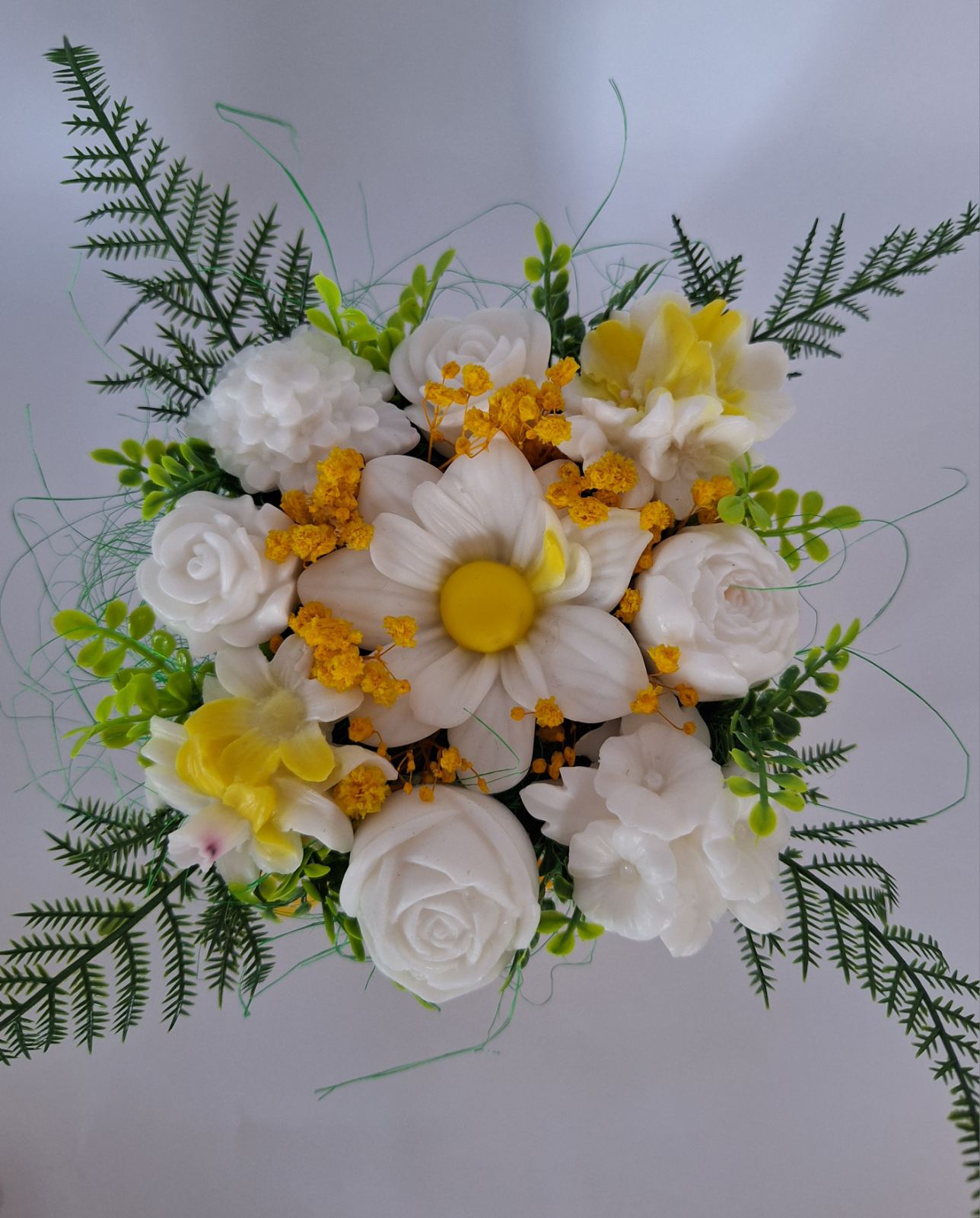 Букет🌼„Златна Роса“🌼Ръчно Изработени Ароматни Сапунени Цветя