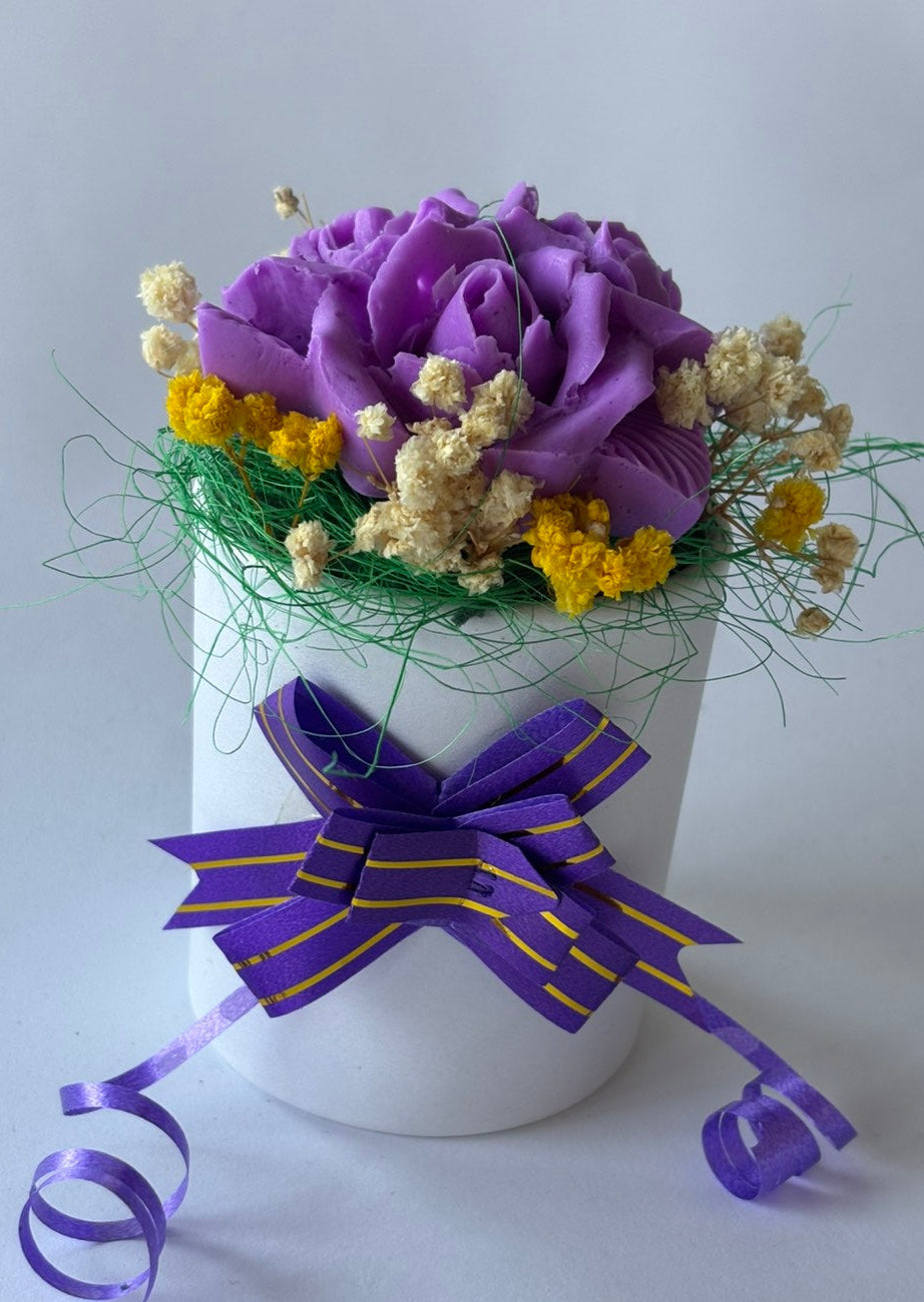 Букет💗💜💛"Малко Трио от Рози"💗💜💛Ръчно Изработени Ароматни Сапунени Цветя