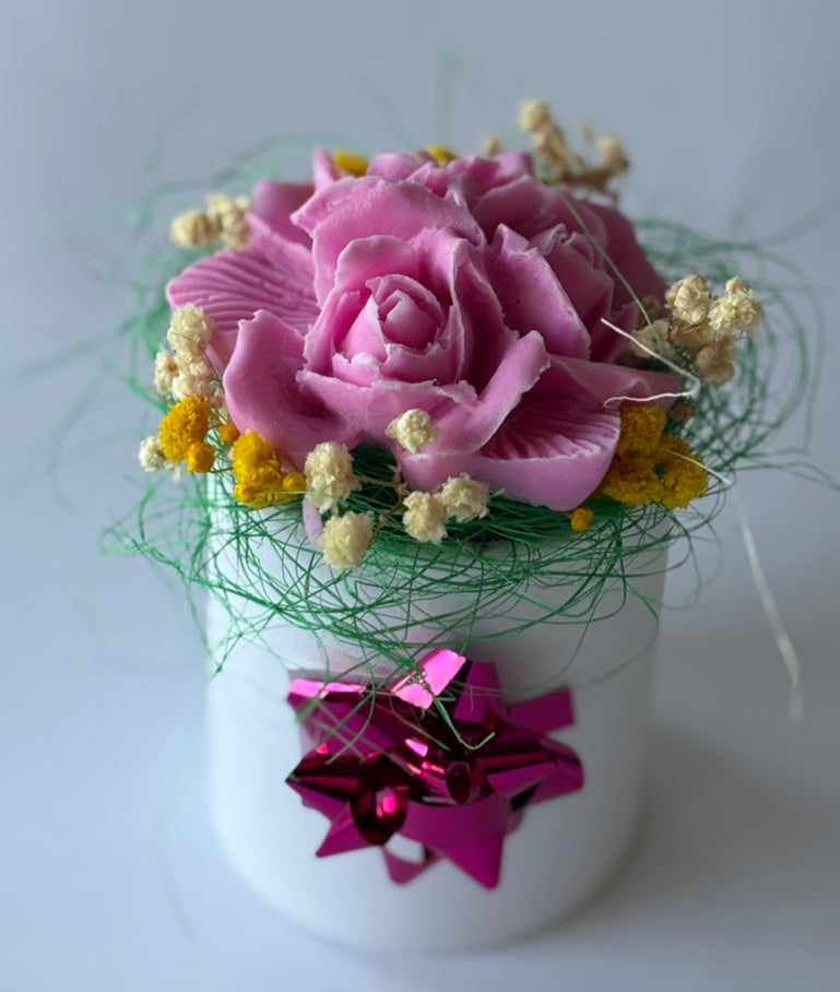 Букет💗💜💛"Малко Трио от Рози"💗💜💛Ръчно Изработени Ароматни Сапунени Цветя
