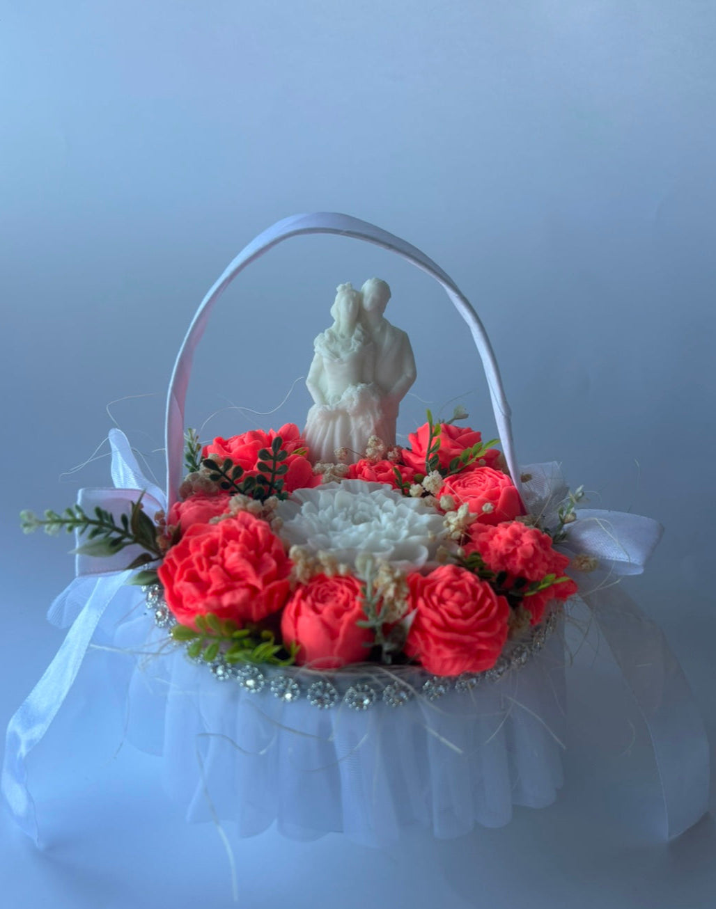 Букет💍🌸„Сватбена Магия“ 🌸💍 – Ръчно Изработени Ароматни Сапунени Цветя