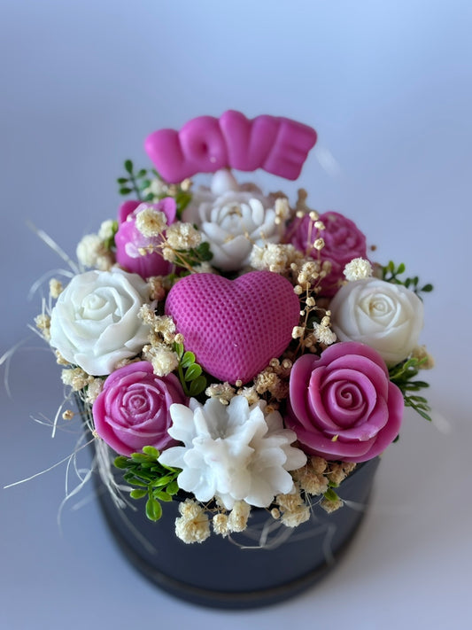 Букет💖"Любовна Нота"💖– Ръчно Изработени Ароматни Сапунени Цветя 🌸