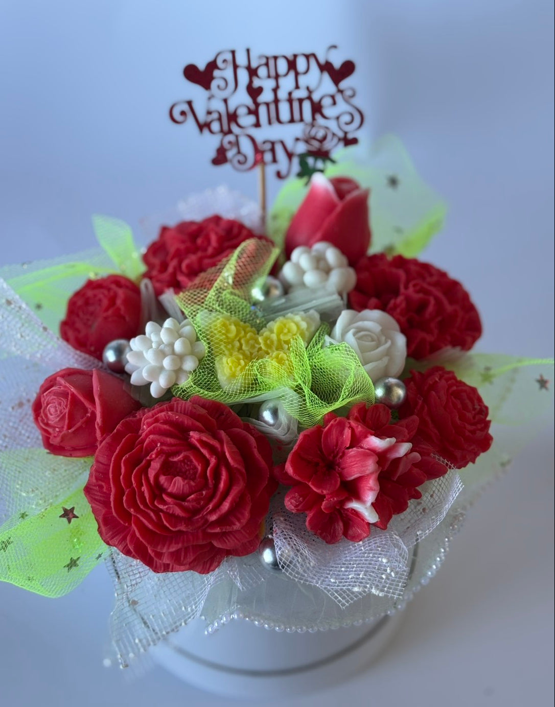 Букет❤️😍„Любов от Пръв Поглед“😍❤️ Ръчно Изработени Ароматни Сапунени Цветя