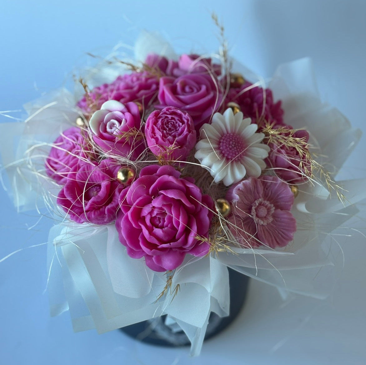 Букет🌸"Розова Пауза"🌸Ръчно Изработени Ароматни Сапунени Цветя