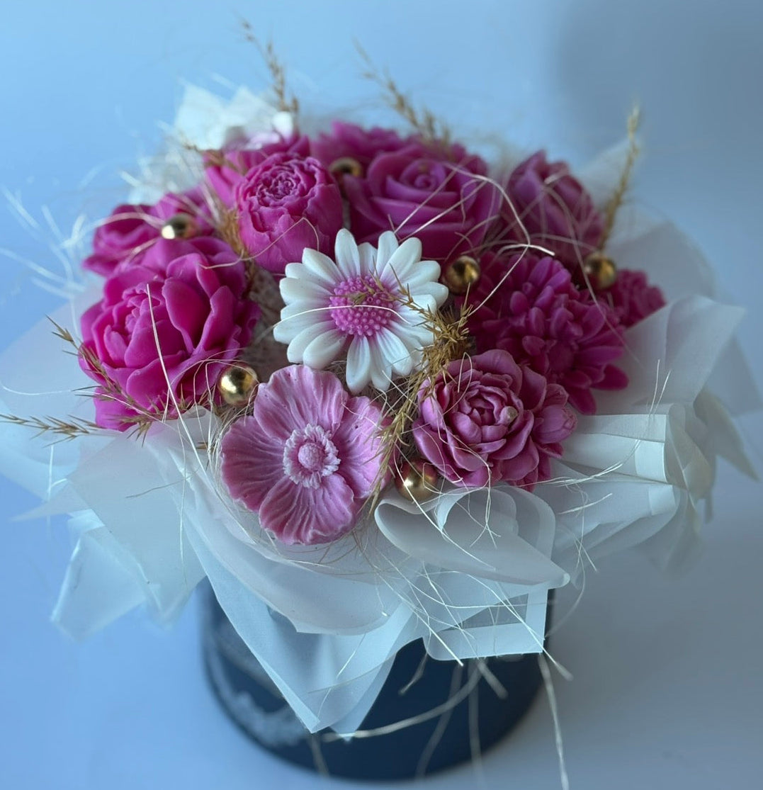 Букет🌸"Розова Пауза"🌸Ръчно Изработени Ароматни Сапунени Цветя