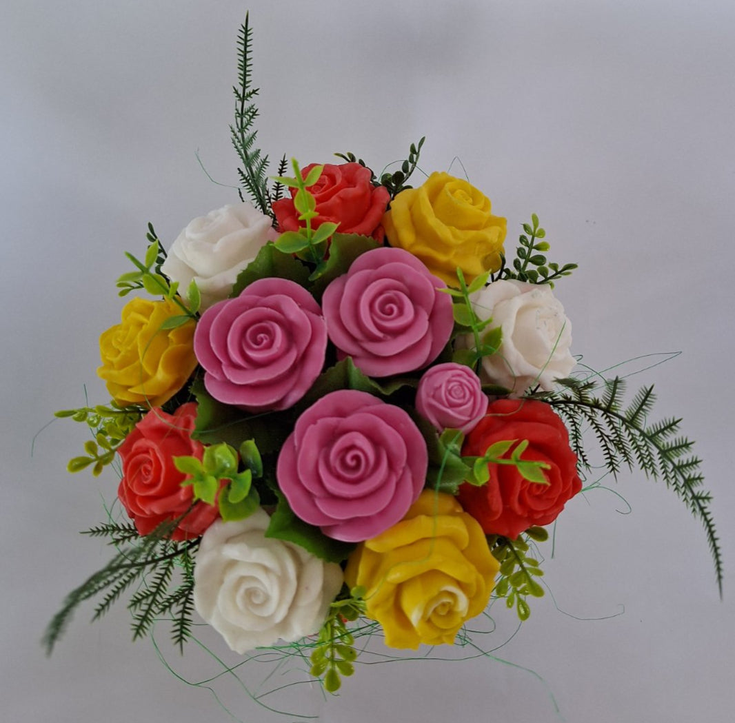 Букет🌺"Царство от Цветове"🌺 Ръчно Изработени Ароматни Сапунени Цветя