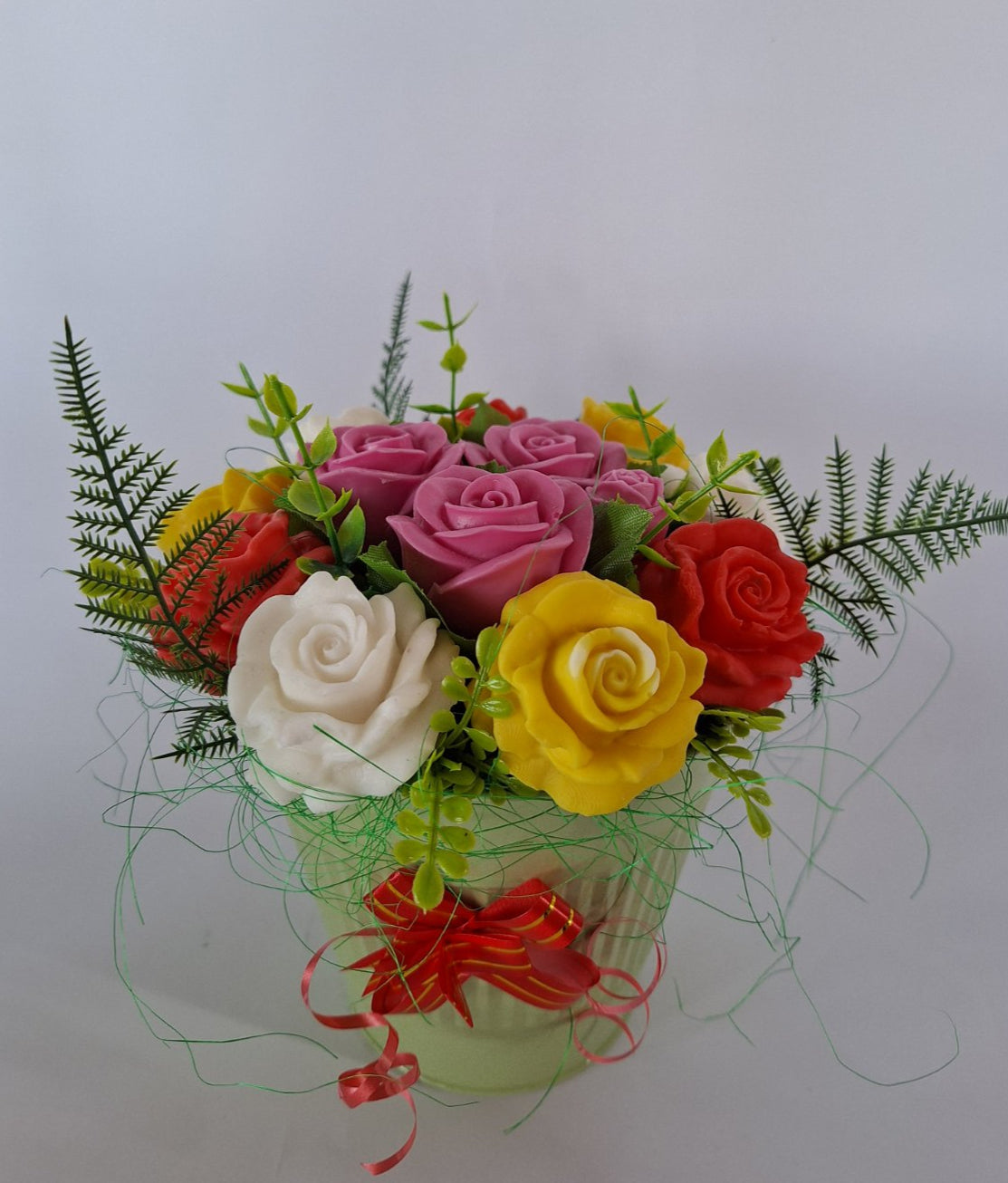 Букет🌺"Царство от Цветове"🌺 Ръчно Изработени Ароматни Сапунени Цветя