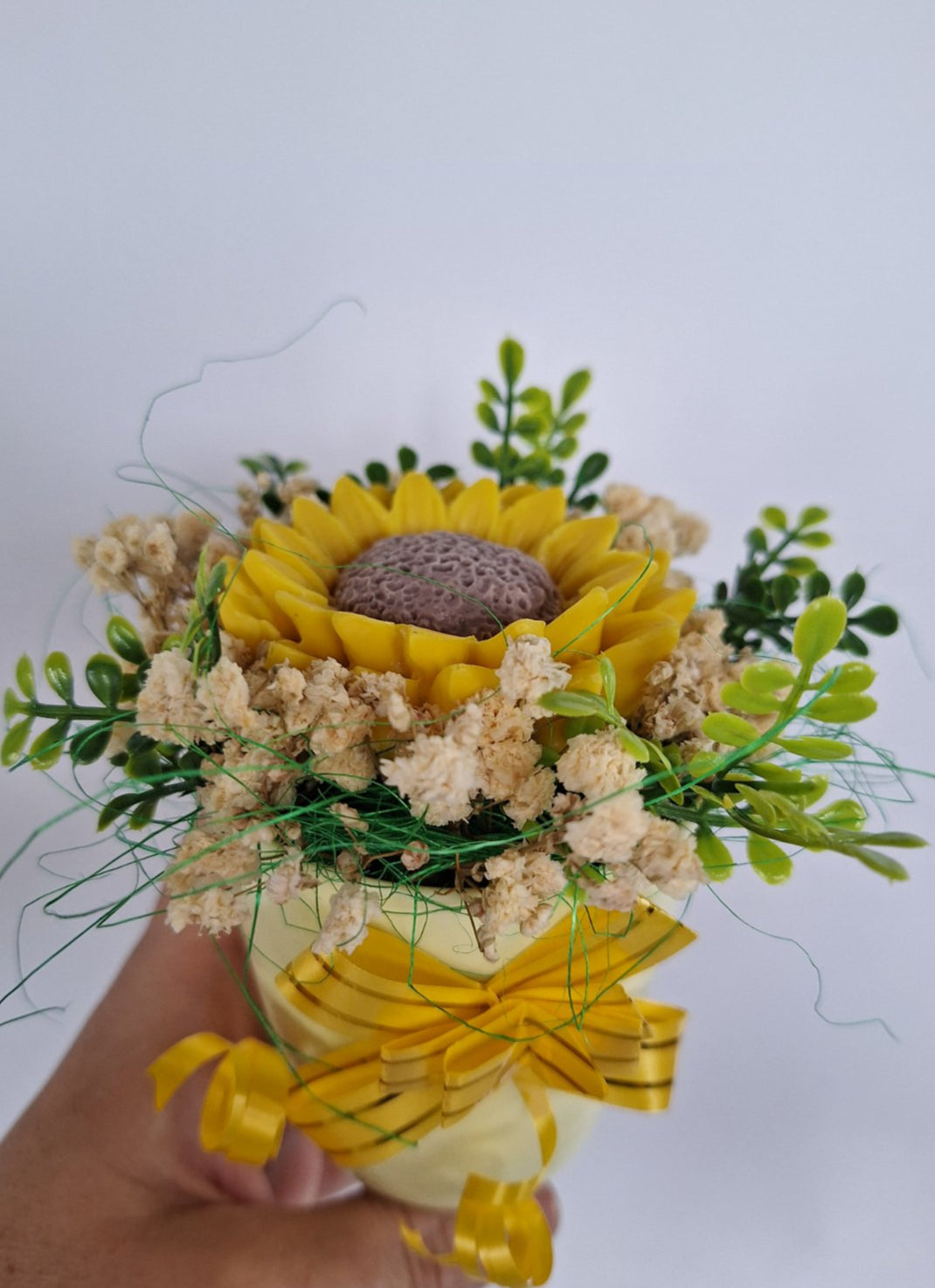 Букет🌻„Слънчева Утрин“🌻 – Ръчно Изработен Ароматен Сапунен Слънчоглед