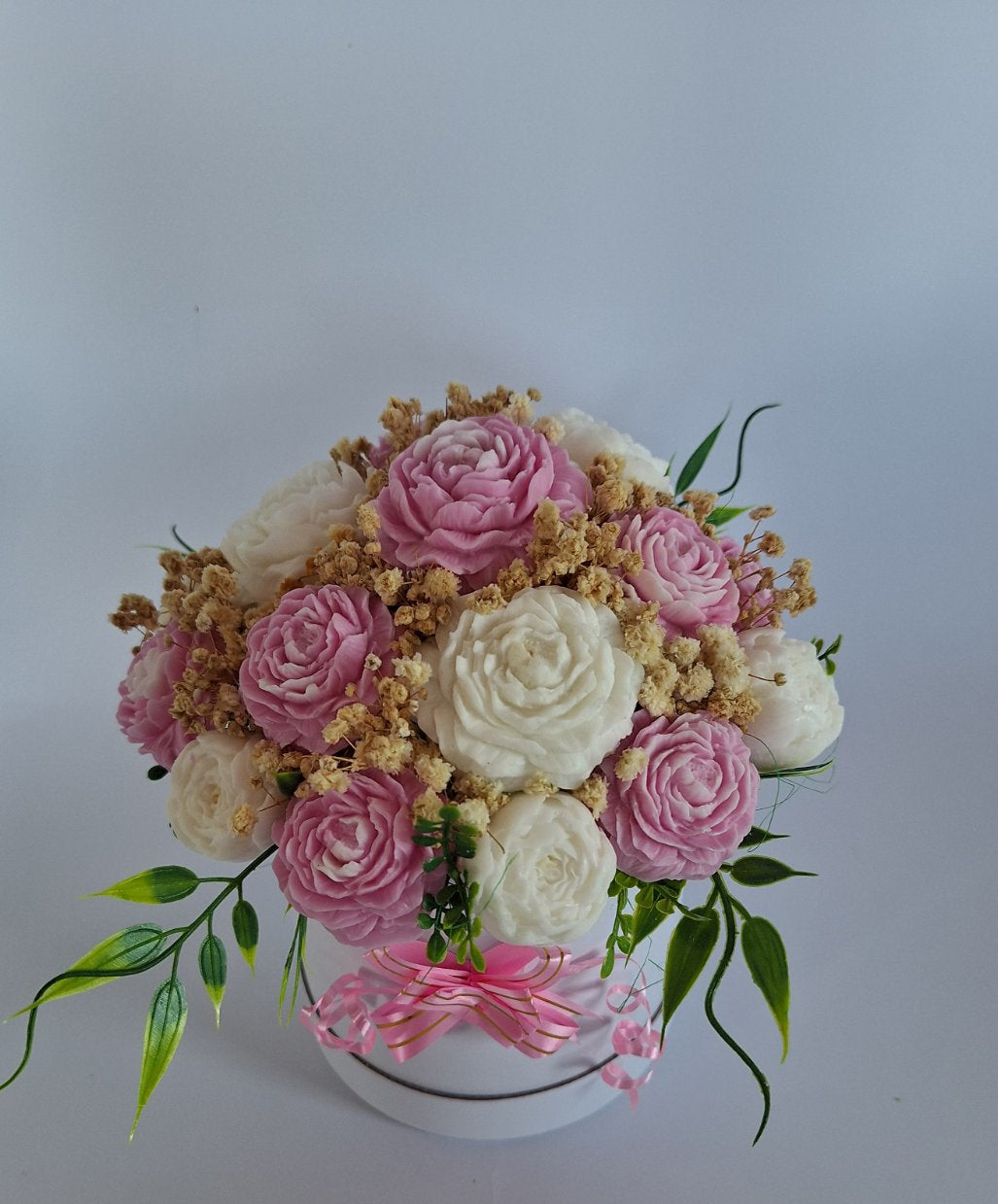 Букет🎀„Нежен Шепот“🎀– Ръчно Изработени Ароматни Сапунени Цветя