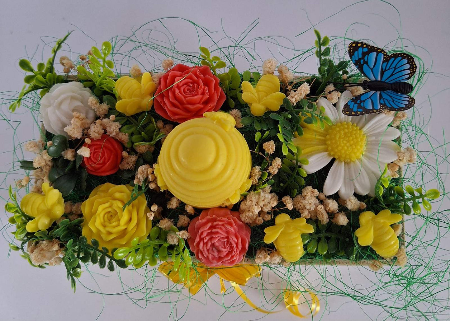 Букет🐝🌼"Меден Полъх"🐝🌼Ръчно Изработени Ароматни Сапунени Цветя