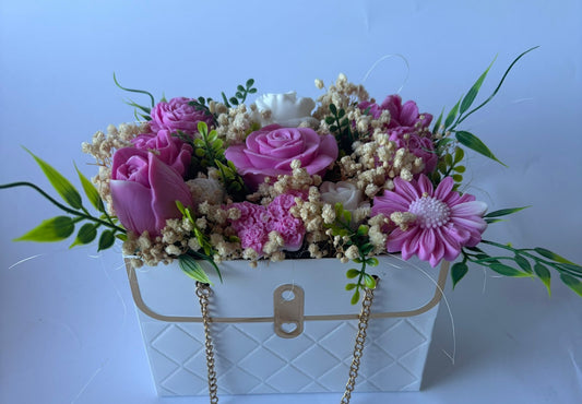 Букет 🎀"Сладко Изкушение"🎀 Ръчно Изработени Ароматни Сапунени Цветя