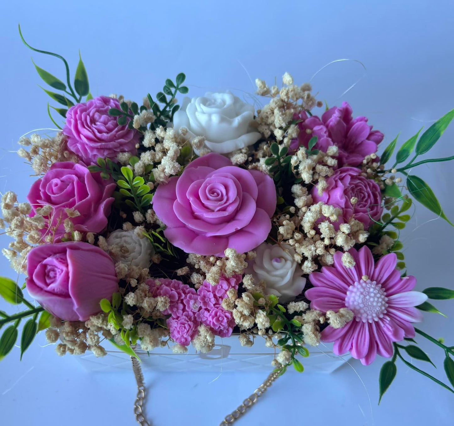 Букет 🎀"Сладко Изкушение"🎀 Ръчно Изработени Ароматни Сапунени Цветя