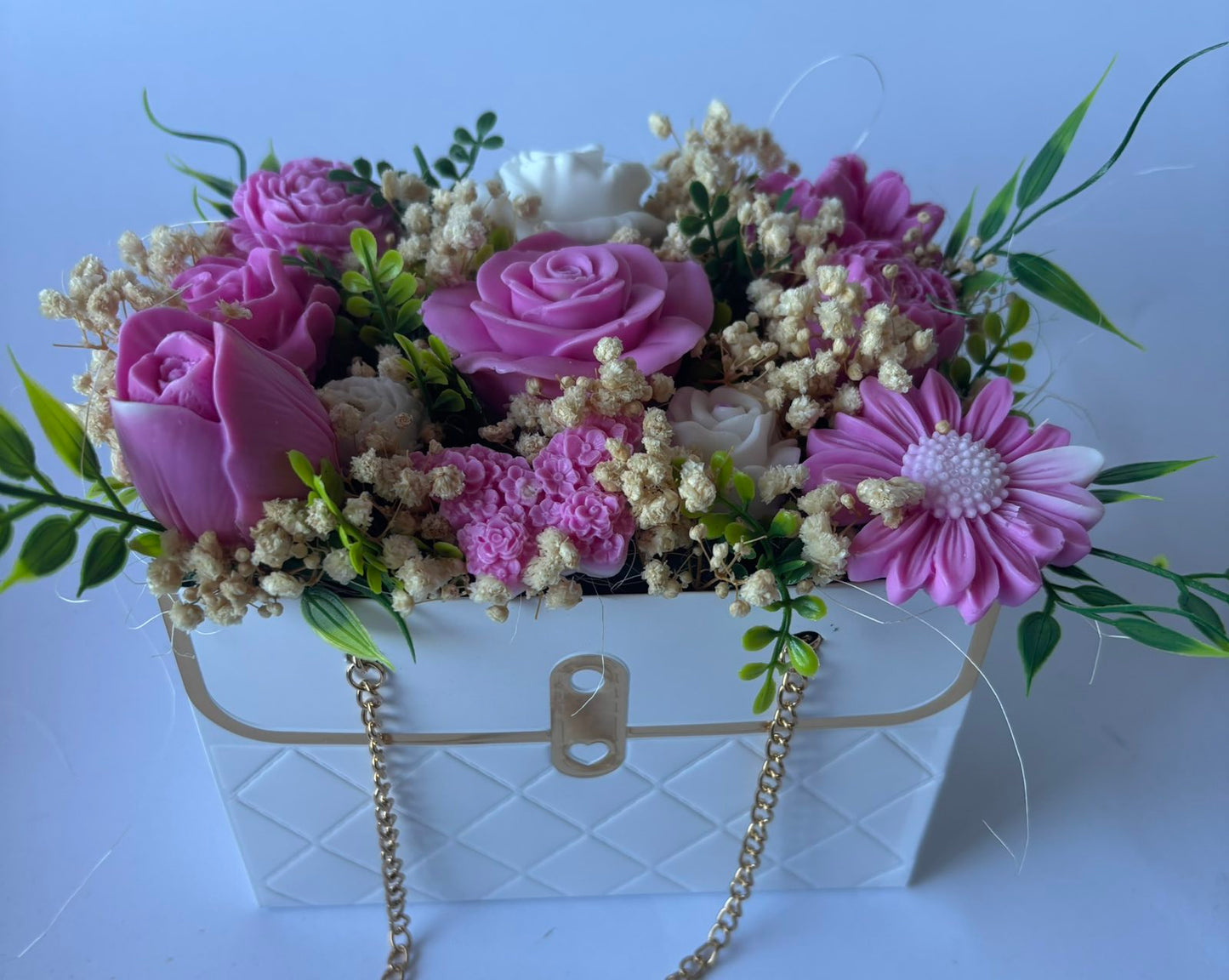 Букет 🎀"Сладко Изкушение"🎀 Ръчно Изработени Ароматни Сапунени Цветя