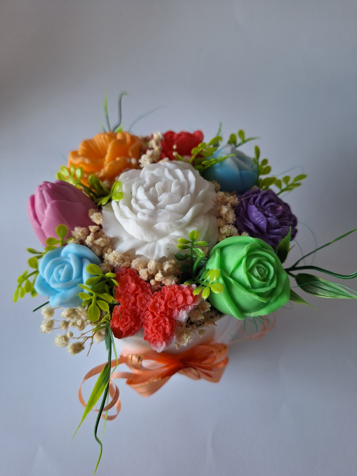 Букет🌸☁️ „Цвят от Облаци"☁️🌸  - Ръчно Изработени Ароматни Сапунени Цветя