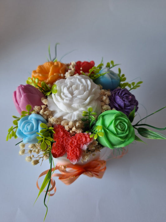 Букет🌸☁️ „Цвят от Облаци"☁️🌸  - Ръчно Изработени Ароматни Сапунени Цветя